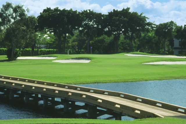A view over a bridge at West Course from Bonaventure Country Club