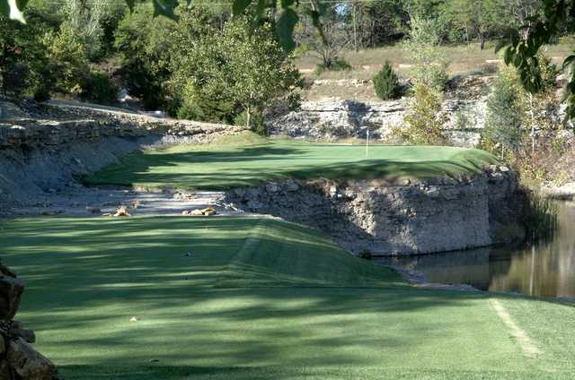 A view from a tee at Canyon Farms Golf Club