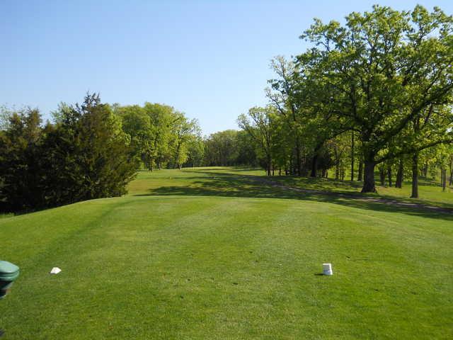 A view from the 16th tee at Kimball Golf Club