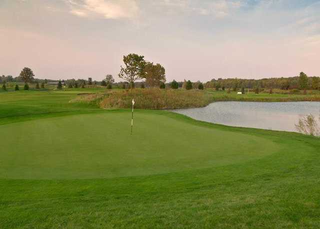 A view of the 4th green at Innisfil Creek Golf Course