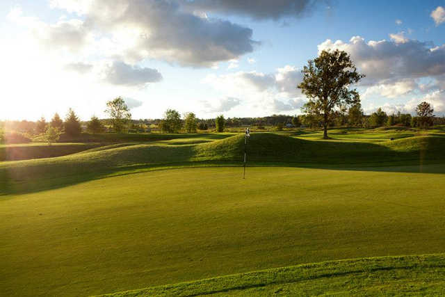 A view of the 15th hole at Innisfil Creek Golf Course