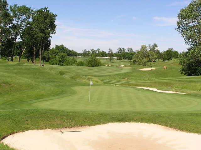 A view of the 11th green at Bear Slide Golf Club