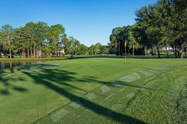 A view of a hole at Eagles Golf Club