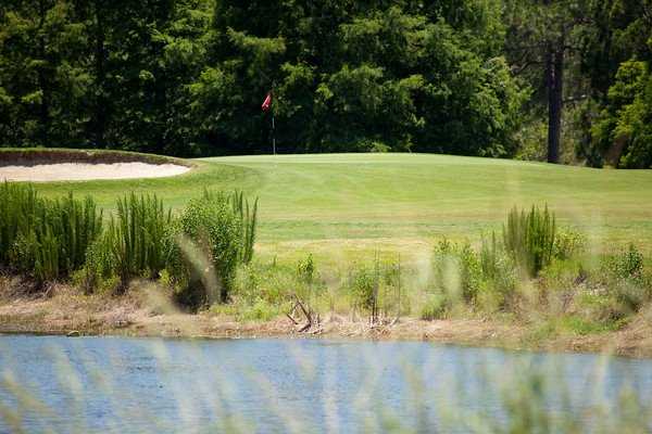 A view over the water from Eagles Golf Club