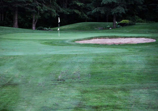 A view of a green at Thunderbird Golf Club