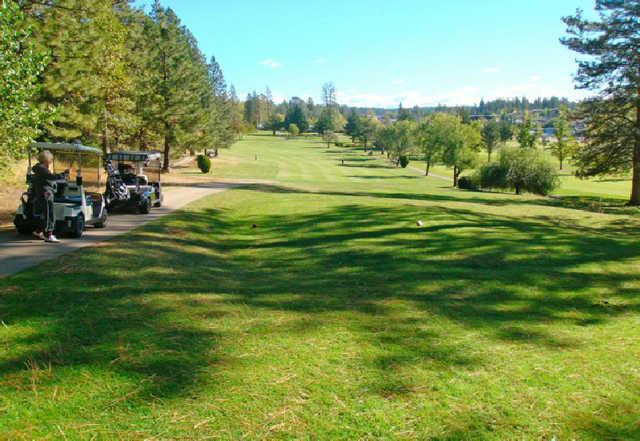 A sunny day view from Nevada County Country Club