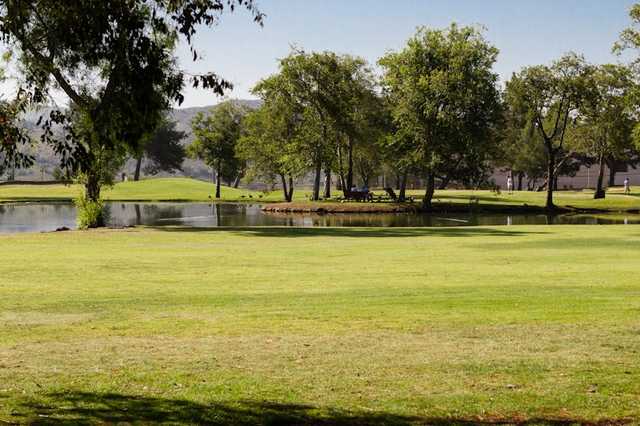 A sunny day view from El Cariso Golf Course