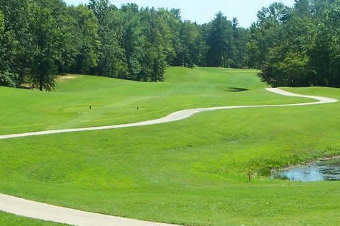 A view of a tee at Boonville Country Club