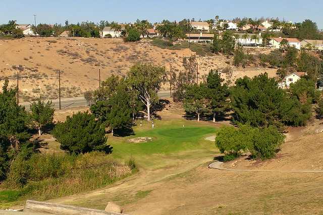 A view of a green at Cresta Verde Golf Club (Swingbyswing)