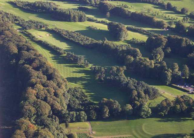 Aerial view from Moyola Park Golf Club