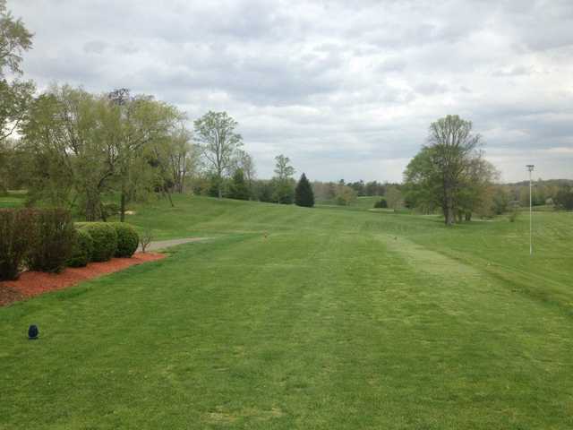 A view from a tee at Golf Club of West Virginia