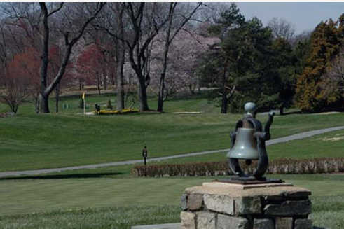 A spring view from Woodmont Country Club