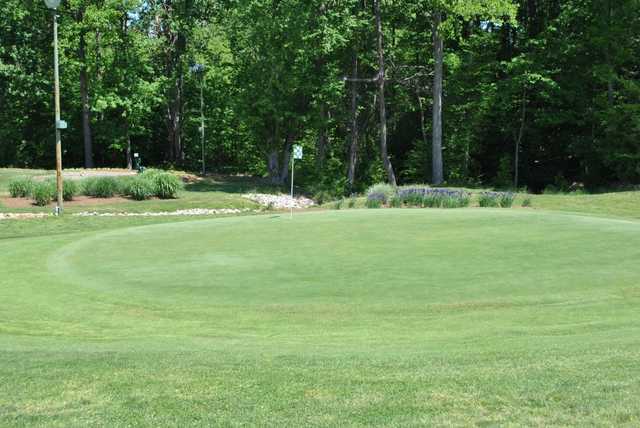 A view of a hole at Severna Park Golf Center