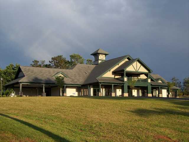 A view of the clubhouse at Cedarbrook Country Club