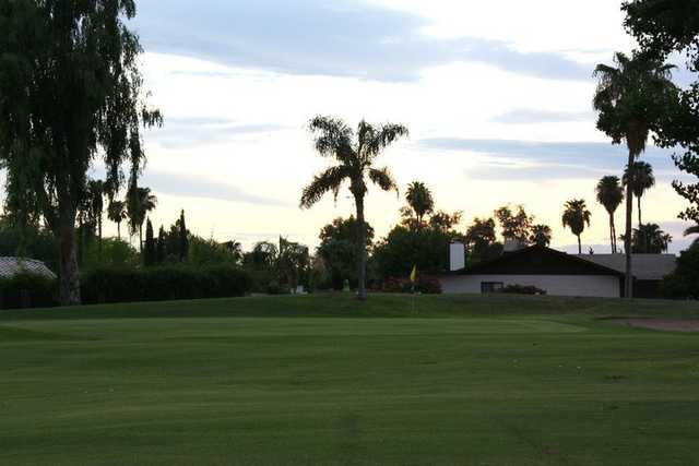 A view of a hole at Royal Palms Golf Course