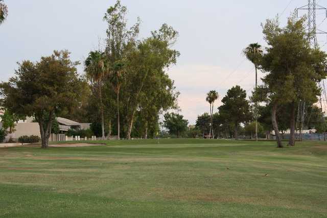 A view from a fairway at Royal Palms Golf Course