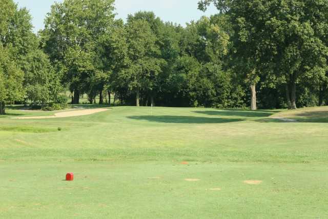 A view from a tee at Turtle Run Golf Club