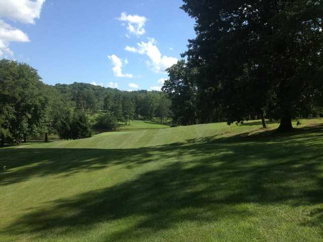A view of a fairway at Golf Club of West Virginia