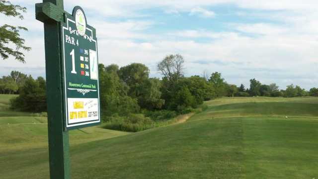 A view from tee #1 at St. Clair Parkway Golf Course