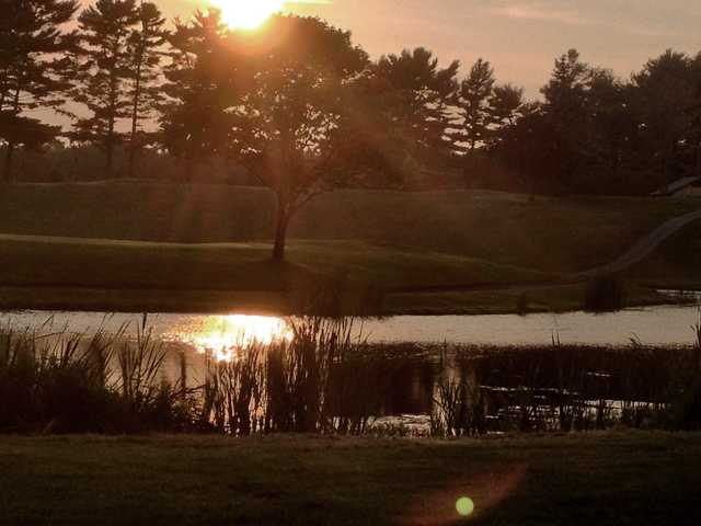 A sunny day view from Lakeville Country Club