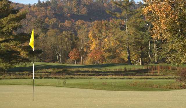 A view of a hole at Boone Golf Club