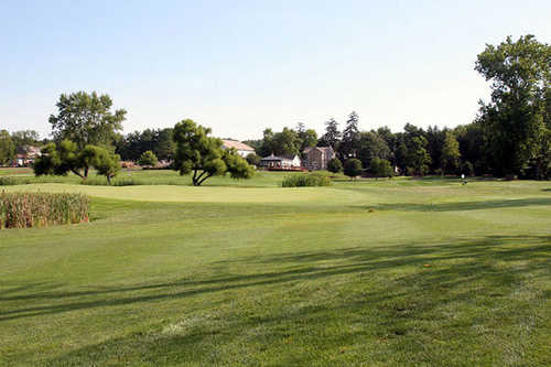 A view of a hole at Sweet Water Golf Course