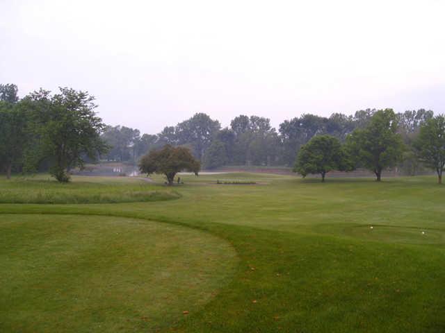 A view from a tee at Oakhurst Country Club