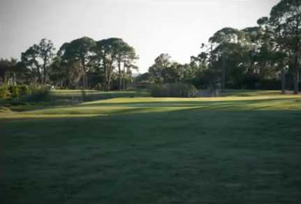 A view of a fairway at Riverbend Golf Course