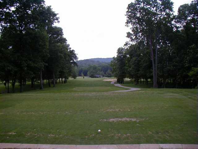 A view of a tee at Rolling Hills Golf Course