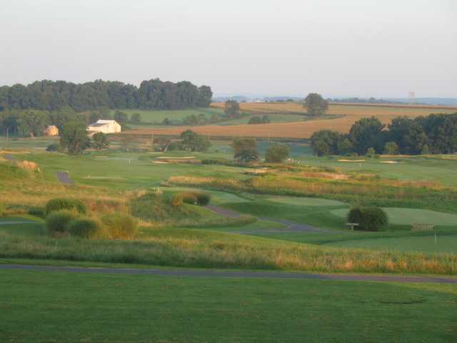 A sunny day view from Wyncote Golf Club