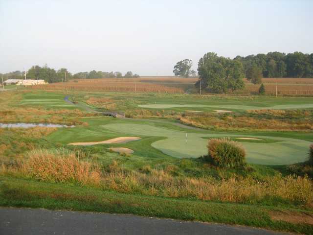 A view of a green at Wyncote Golf Club