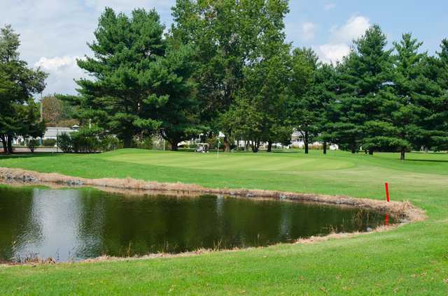 A view of a green at Hooper's Landing Golf Course