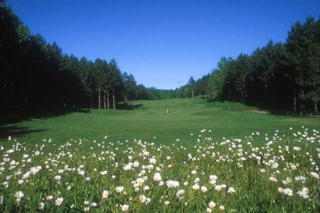 A view of a green at Rose Golf Course
