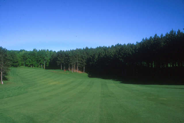 A view of a fairway at Rose Golf Course