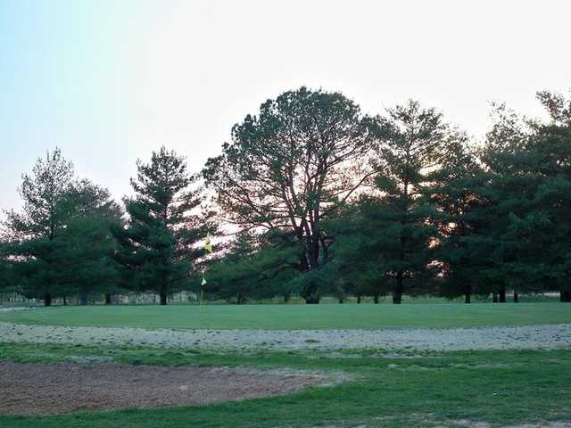 A view of a hole at The Pines from Lindsey Wilson