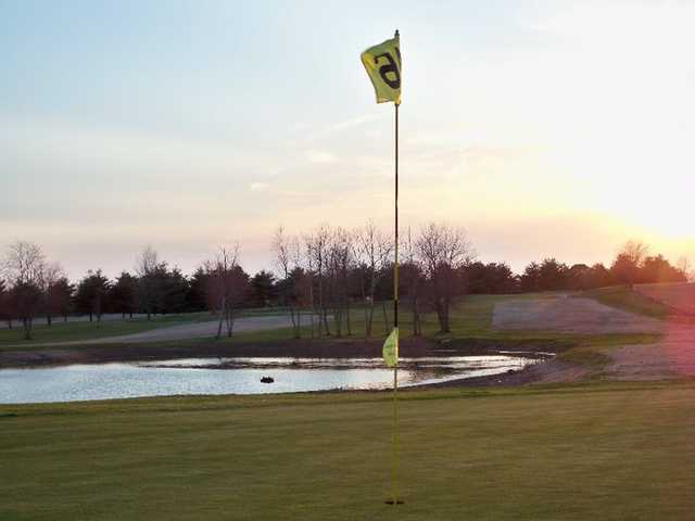 A view of the 16th hole at The Pines from Lindsey Wilson