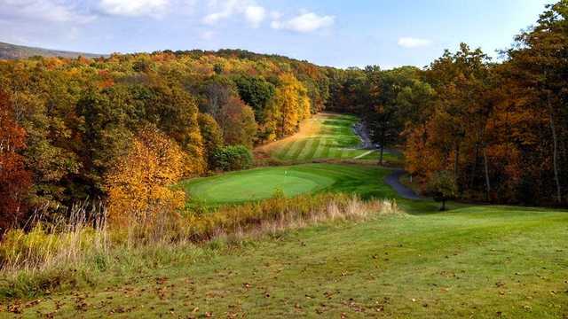 A fall view from Country Club of the Poconos Municipal Golf Course