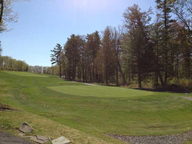 A view of a tee from Country Club of the Poconos Municipal Golf Course