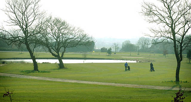 Championship course at Greenacres Golf Centre: Looking towards the 18th green
