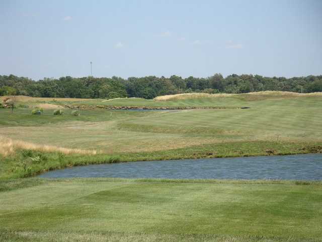 A view of a fairway at Cambridge Golf Club