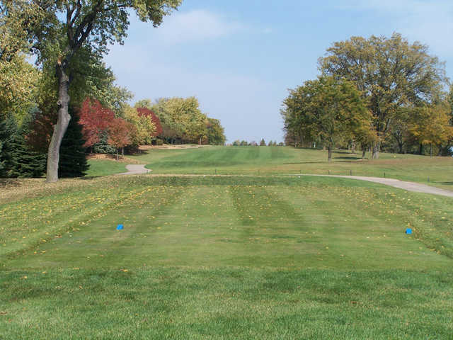 A view from the a blue tee at Bloomingdale Golf Course