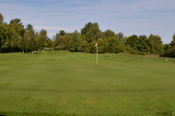 A view of a hole at Sand Point Golf Course