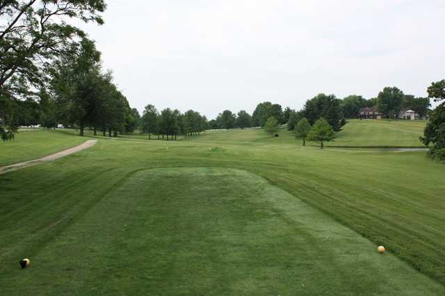A view from the 14th tee at Shirkey Golf Club