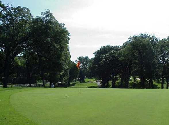 A view of the 7th green at Big Run Golf Club