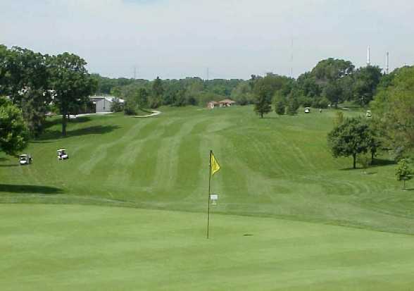 A view of hole #14 at Big Run Golf Club