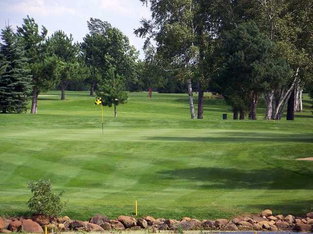 A view of a green at Ridgewood Golf Course