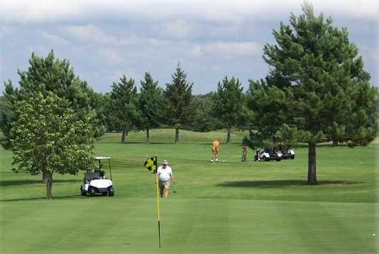 A view of a hole at Ridgewood Golf Course