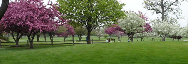 A spring view from Shiloh Park Golf Course.