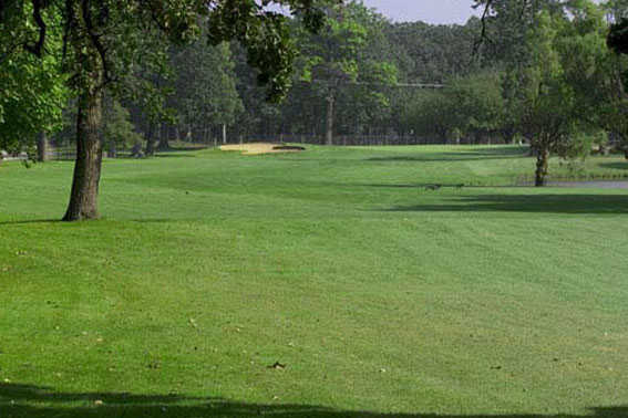 A view of a fairway at Shiloh Park Golf Course