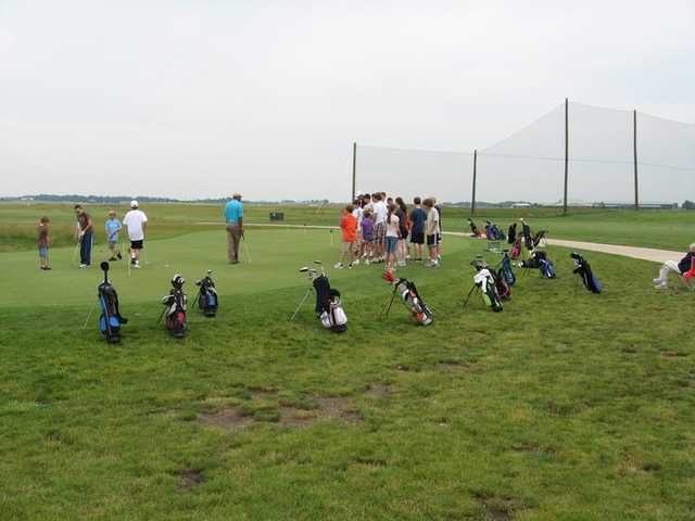 A view from the practice area at Legends of Champaign